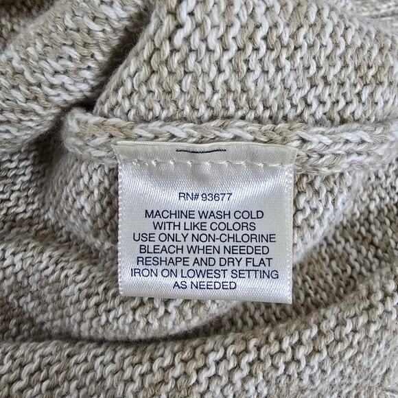 NWT St. John's Bay Sweater Men XXL 2XL Crew Neck Cotton Oatmeal Marl - Picture 13 of 13